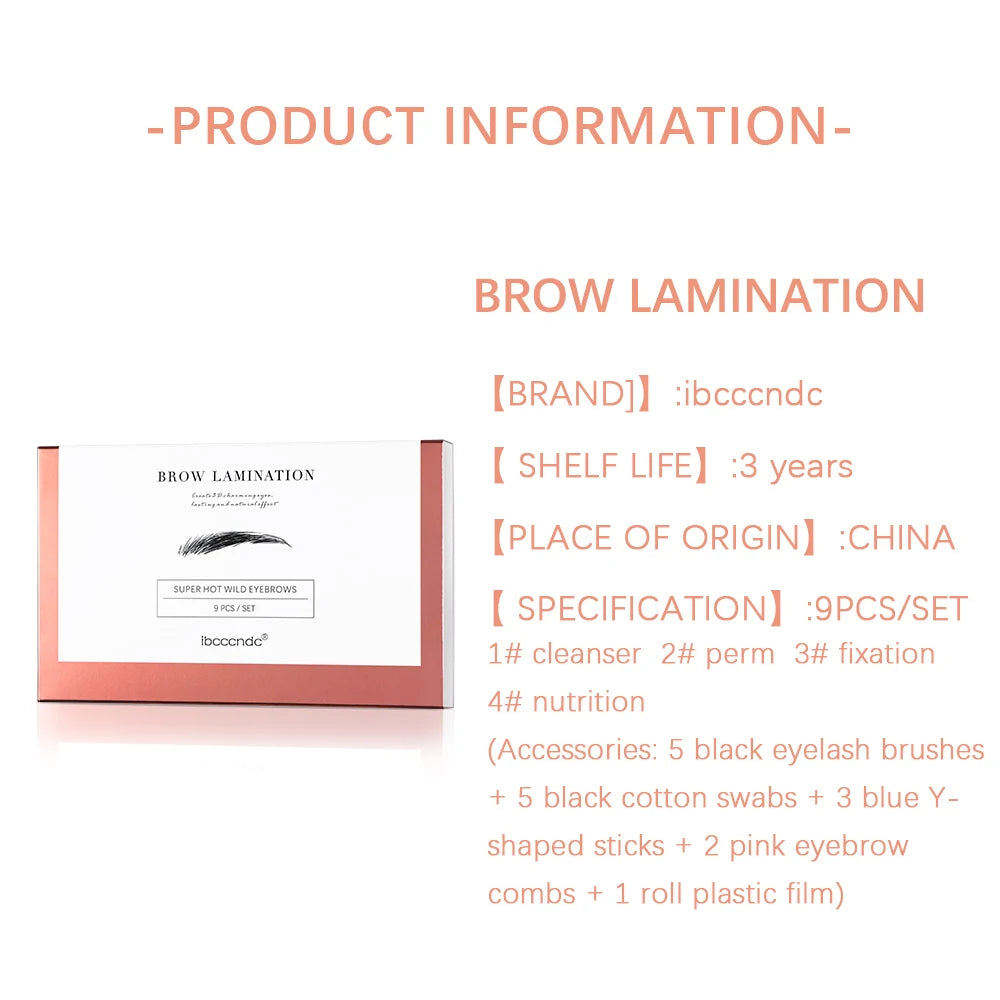 ibcccndc Eyelash And Eyebrow Lift Lamination Kit For Home Use