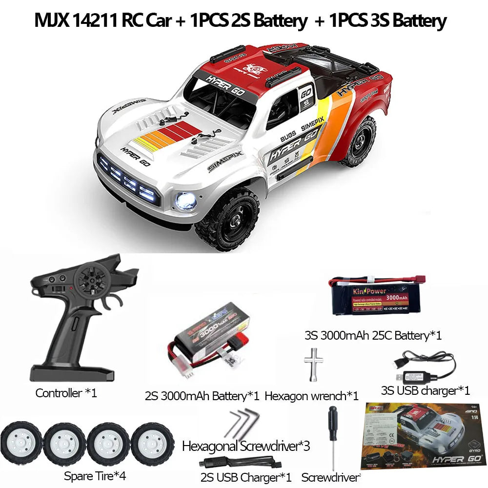 Jyscend Hyper G 1/14 75km/h Brushless 2.4Ggyroscope Off-Road Rcc Car