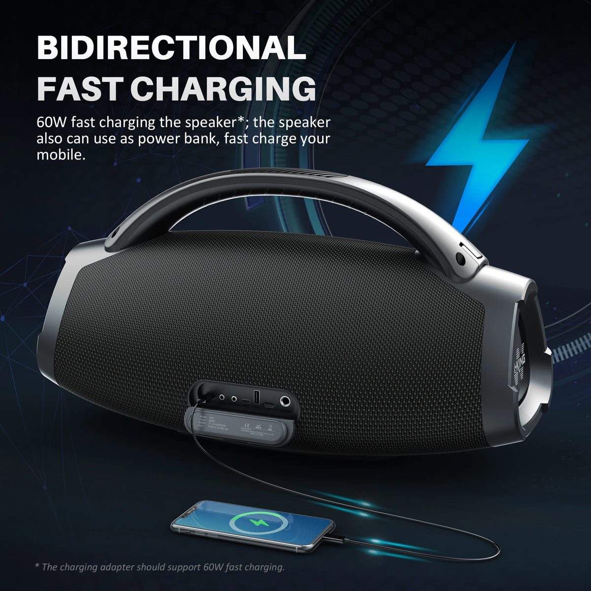 W-KING D20 Portable Bluetooth Speaker With Powerful Bass