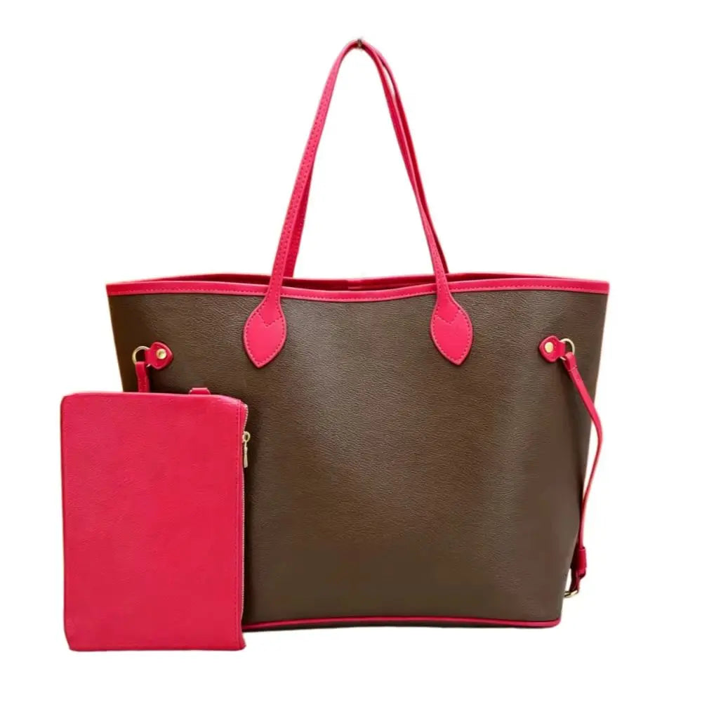 Fashion Large Capacity Casual Tote Handbag With Shoulder Strap