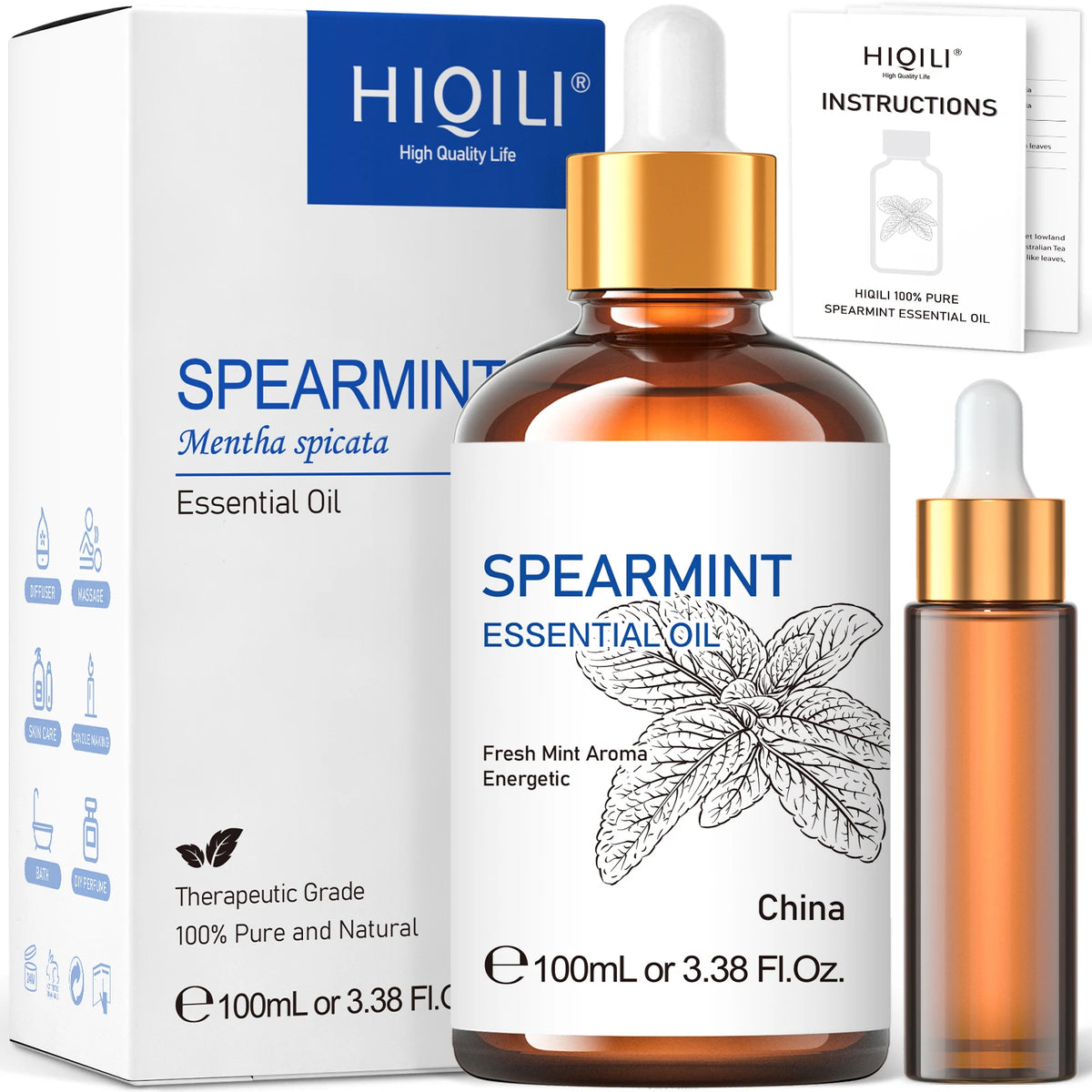 Hiqili Pure Essential Oil Blend For Diffuser And Massage