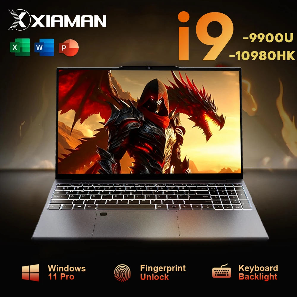 Xia Man Ultra Slim 15.6 Inch Intel i9 Gaming Laptop