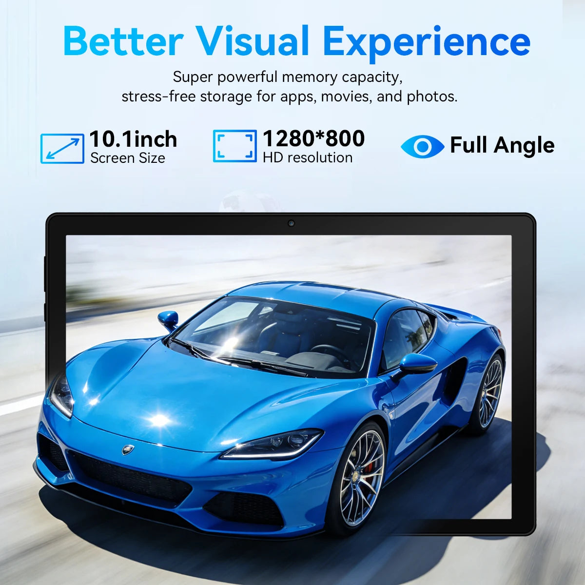 2026 Best New KB10L 10.1 Inch HD Tablet PC Android16‑Go 5‑Core A333 CPU 24GB(3GB+21GB Virtual RAM) 64GB ROM 6000mAh Widevine L1 WiFi6 Bluetooth5.4 Full Accessories Bundle