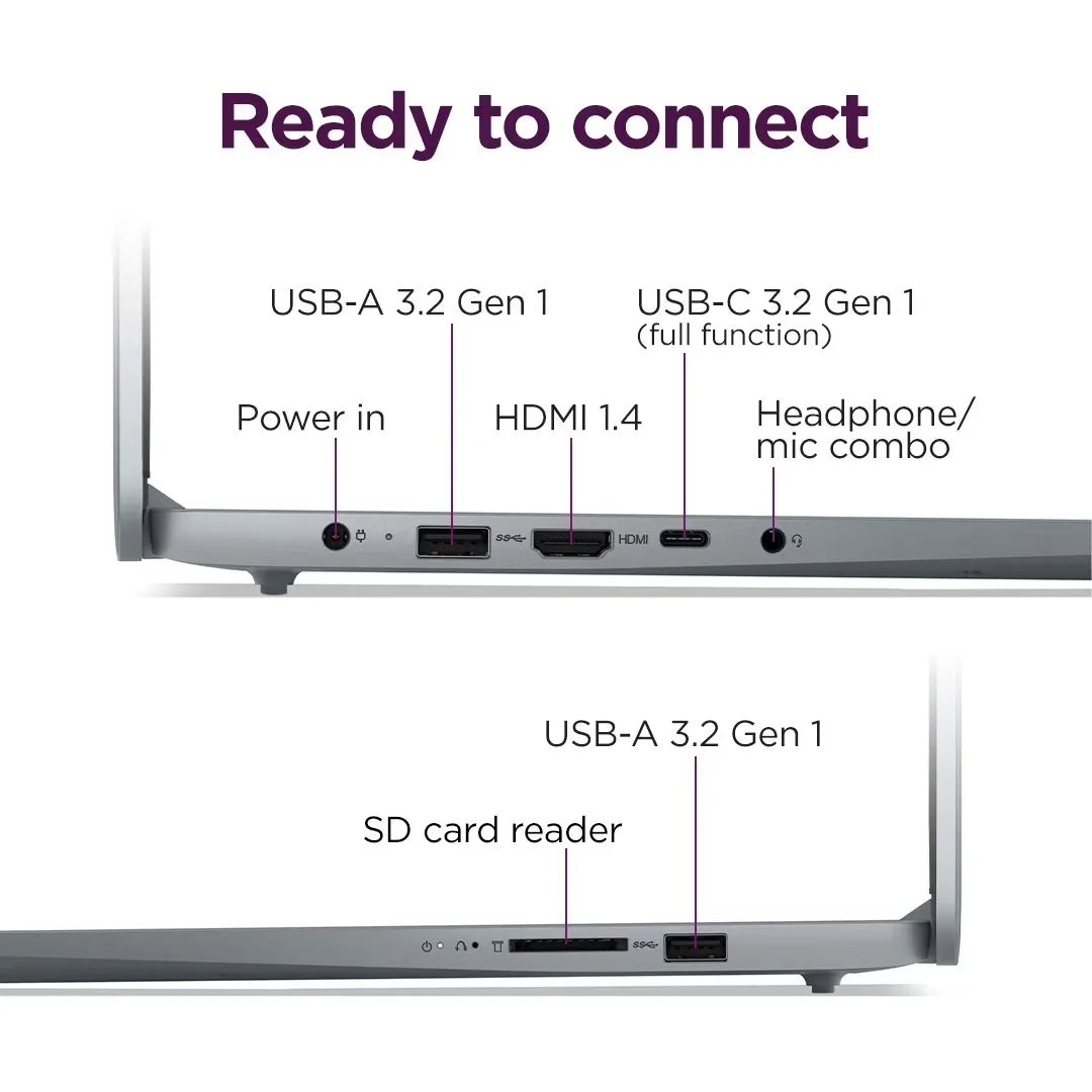 Lenovo IdeaPad Slim 3i Intel N100 Laptop Featuring 128Gb Ssd