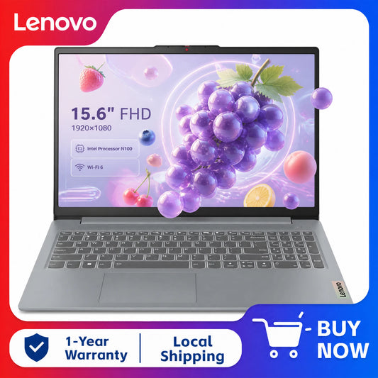 Lenovo IdeaPad Slim 3i Intel N100 Laptop Featuring 128Gb Ssd