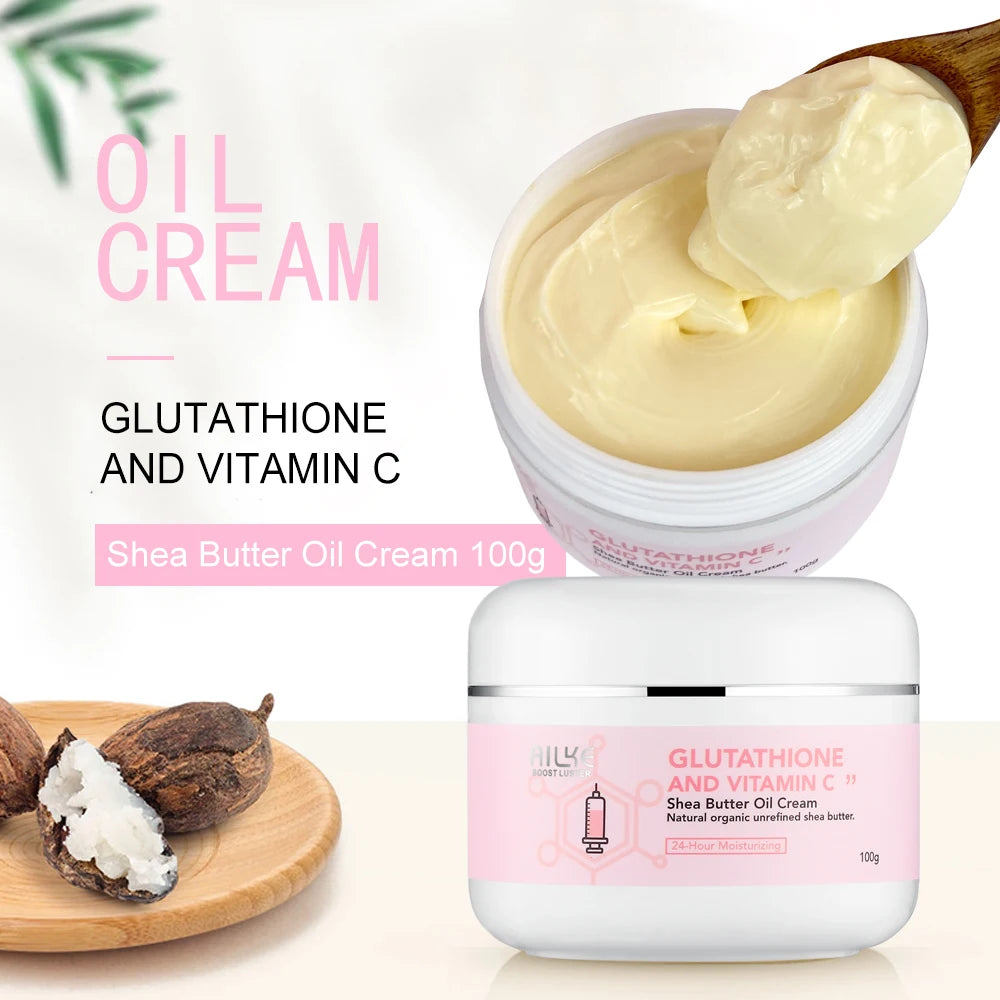 Ailke Shea Butter Whitening Cream for Face and Body Moisturizing