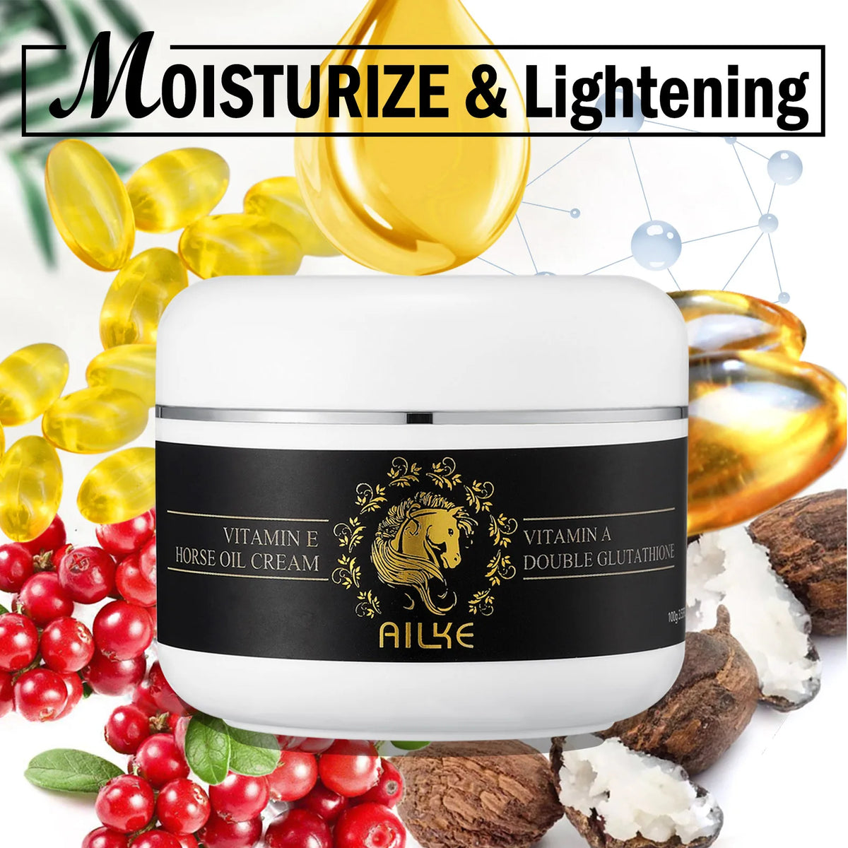 AILKE Collagen Skin Care Set For Women Whitening And Moisturizing