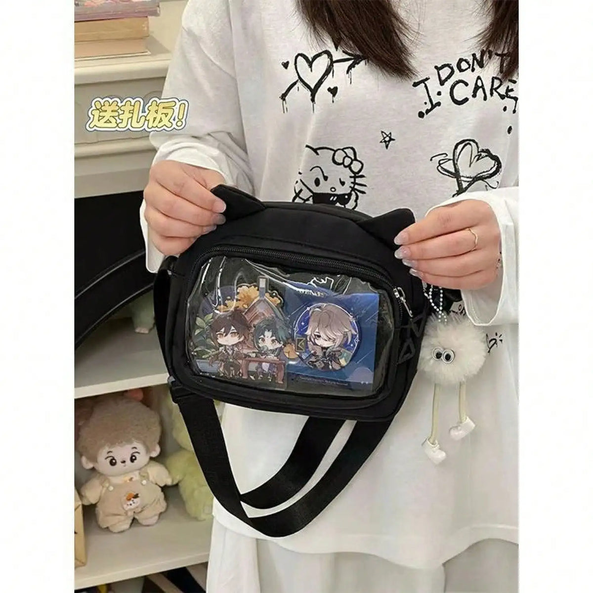 Stylish Women Polyester Crossbody Bag For School And Office