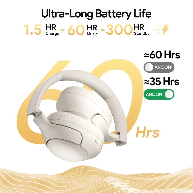Qcy H3 Ac Over Ear Wireless Headphones Bluetooth 5.4