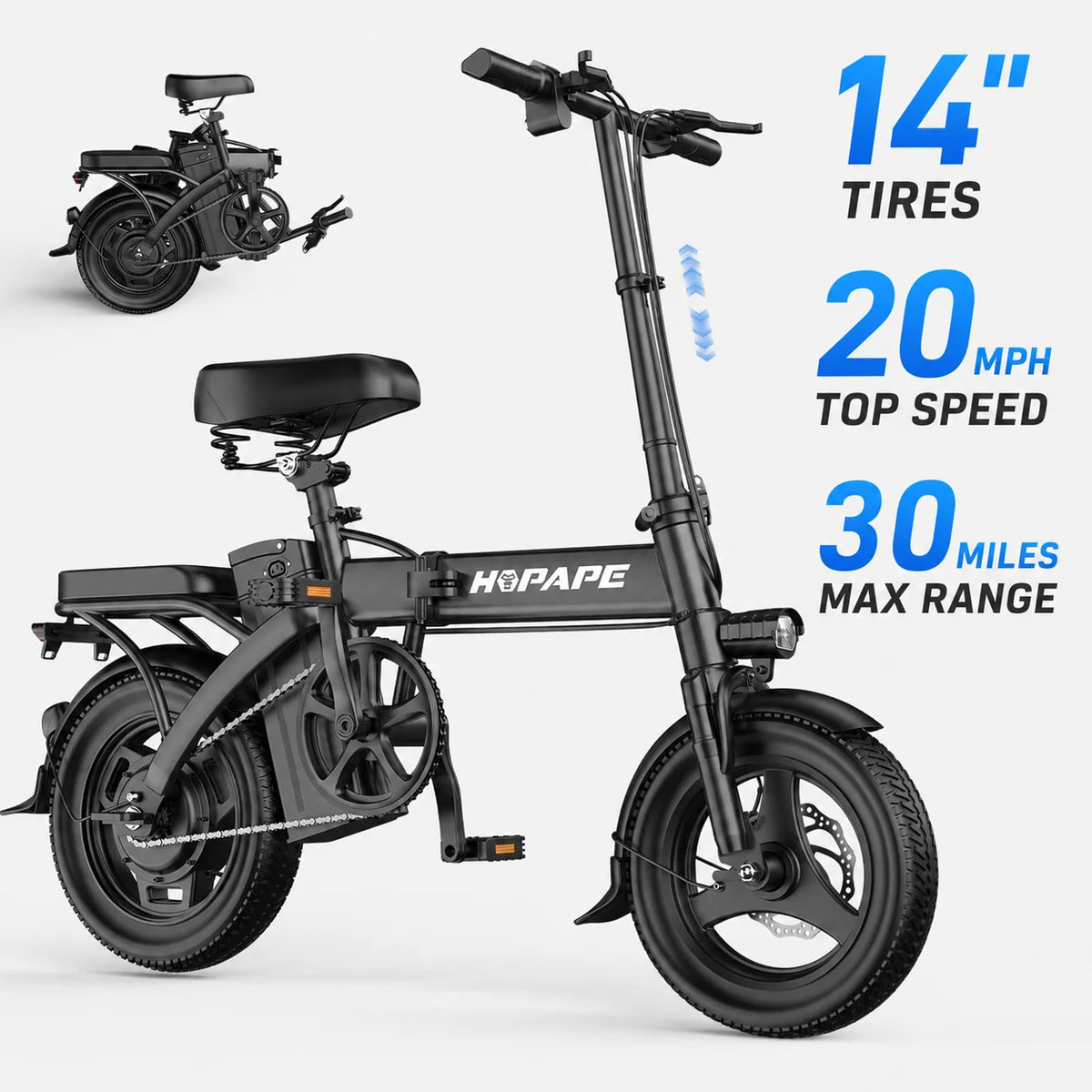 Eoeotwo Electric Bike Adults Fat Tire Ebike 1000W Motor
