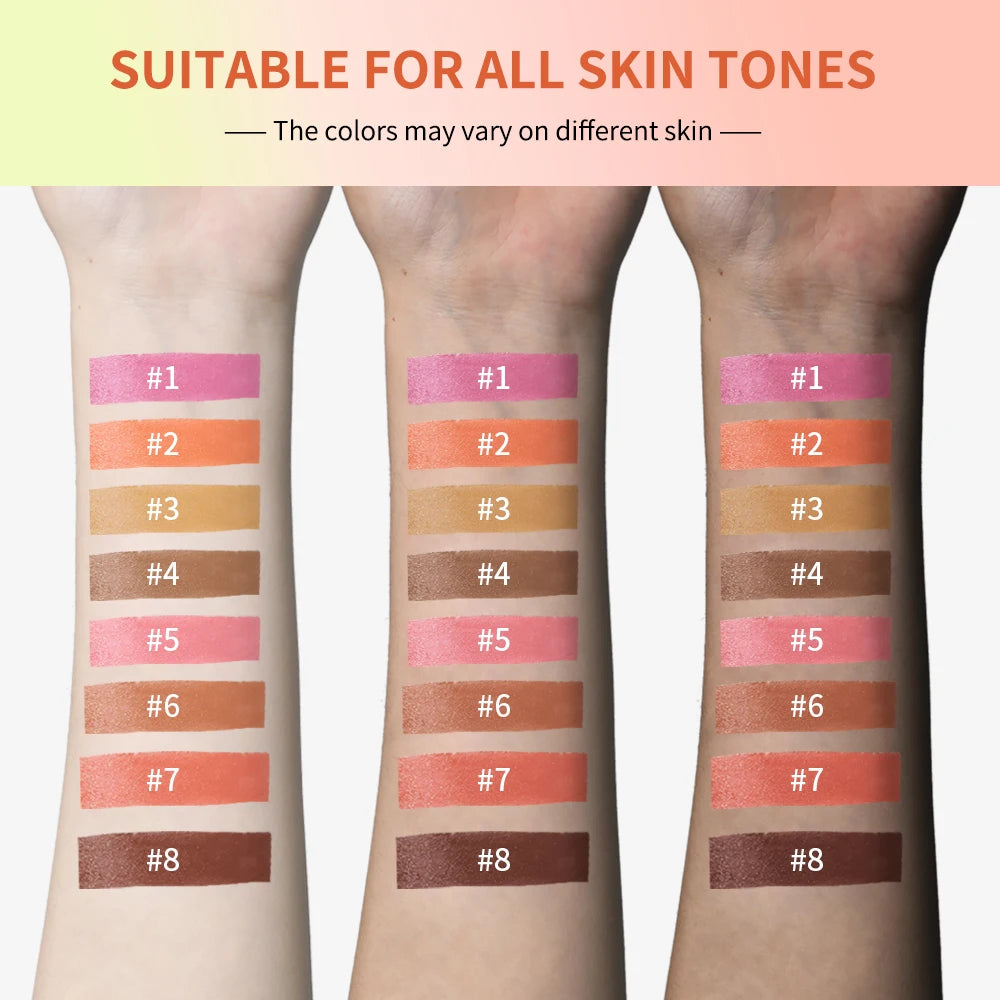 ibcccndc Cream Blush Palette With Blendable Natural Glow Finish