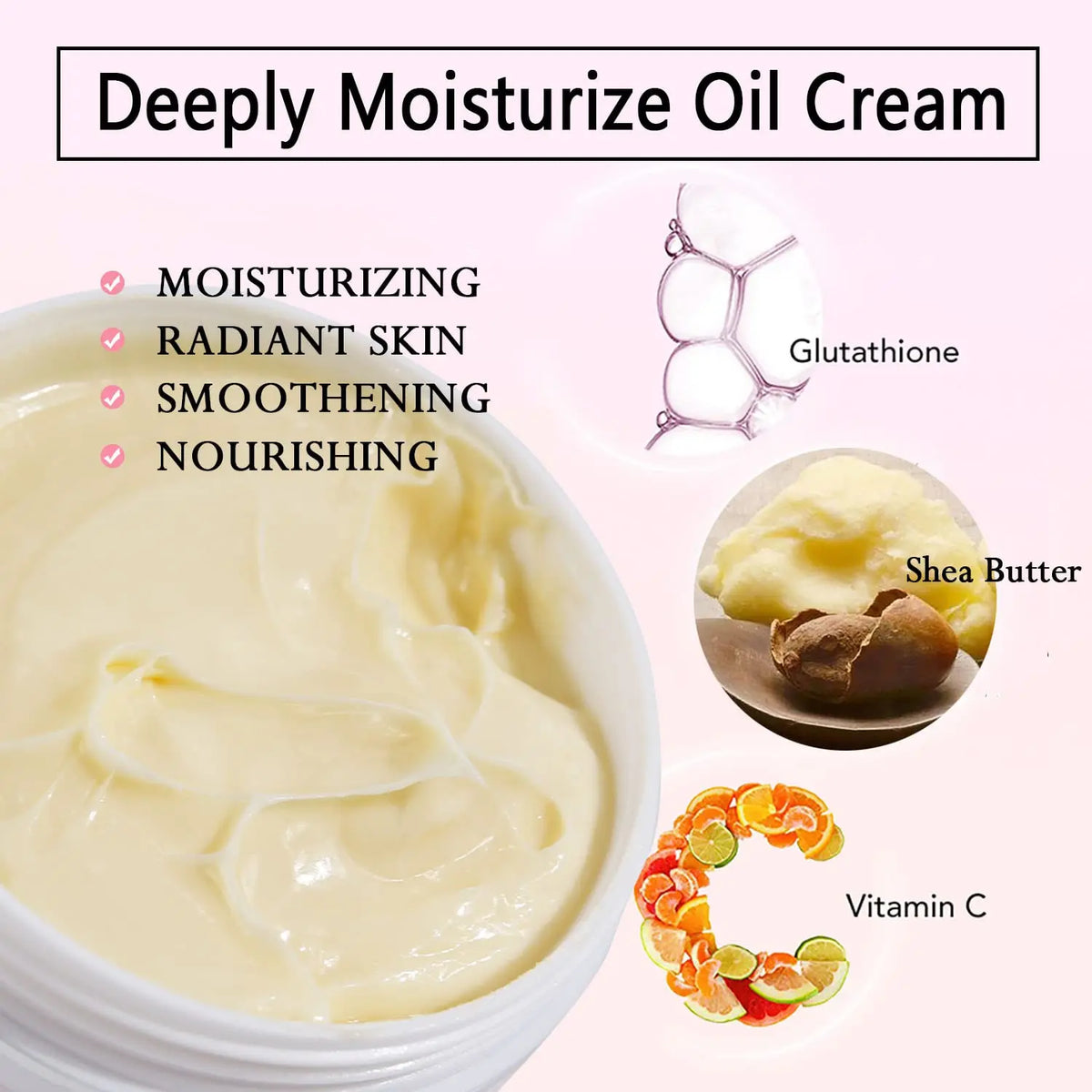 Ailke Shea Butter Whitening Cream for Face and Body Moisturizing