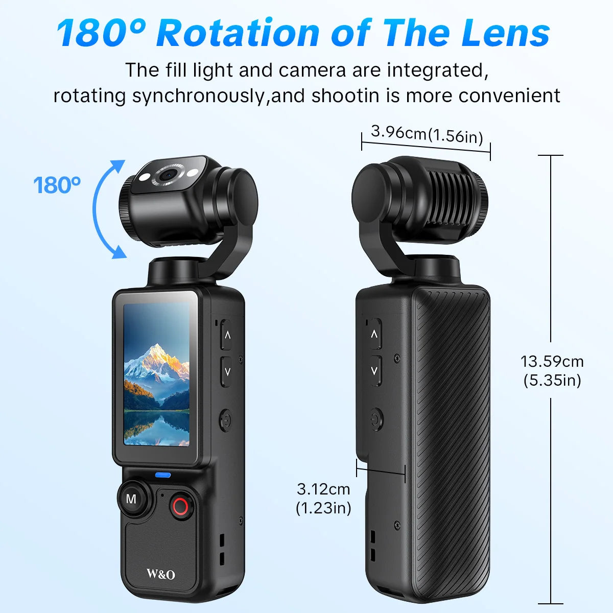 W&O Portable Handheld Digital Camera 16x Zoom Flash Night Shooting