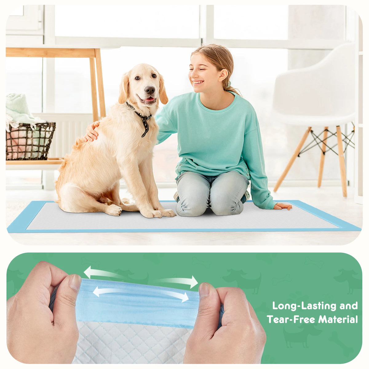 Jhk 150 Count Super Absorbent Disposable Pet Underpads