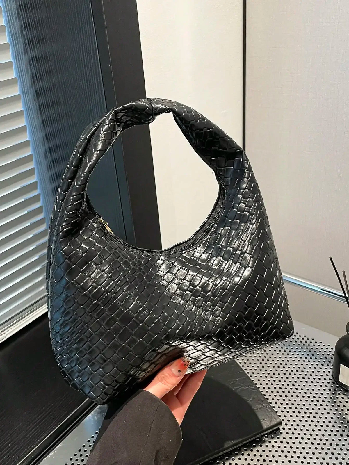Denim Women's Large Capacity Square Crossbody Shoulder Bag