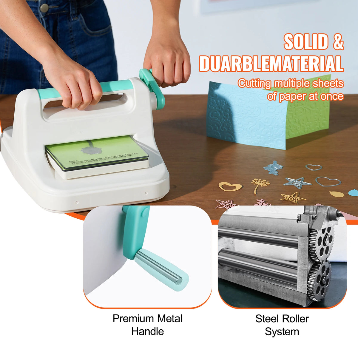 SucceBuy 6 9inch Manual Die Cutting Embossing Machine Art Crafts