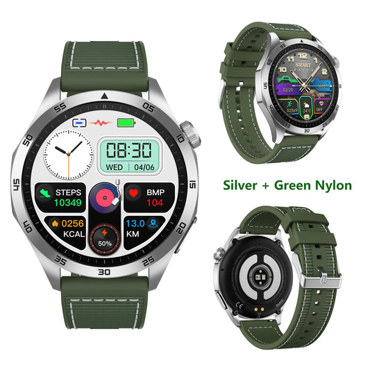 Male Health Smartwatch With ECG PPG Blood Pressure Monitor