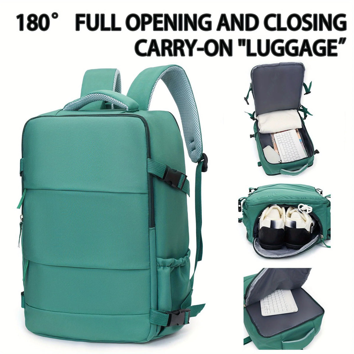 Unisex Nylon Travel And Laptop Backpack 36 To 55 Litre