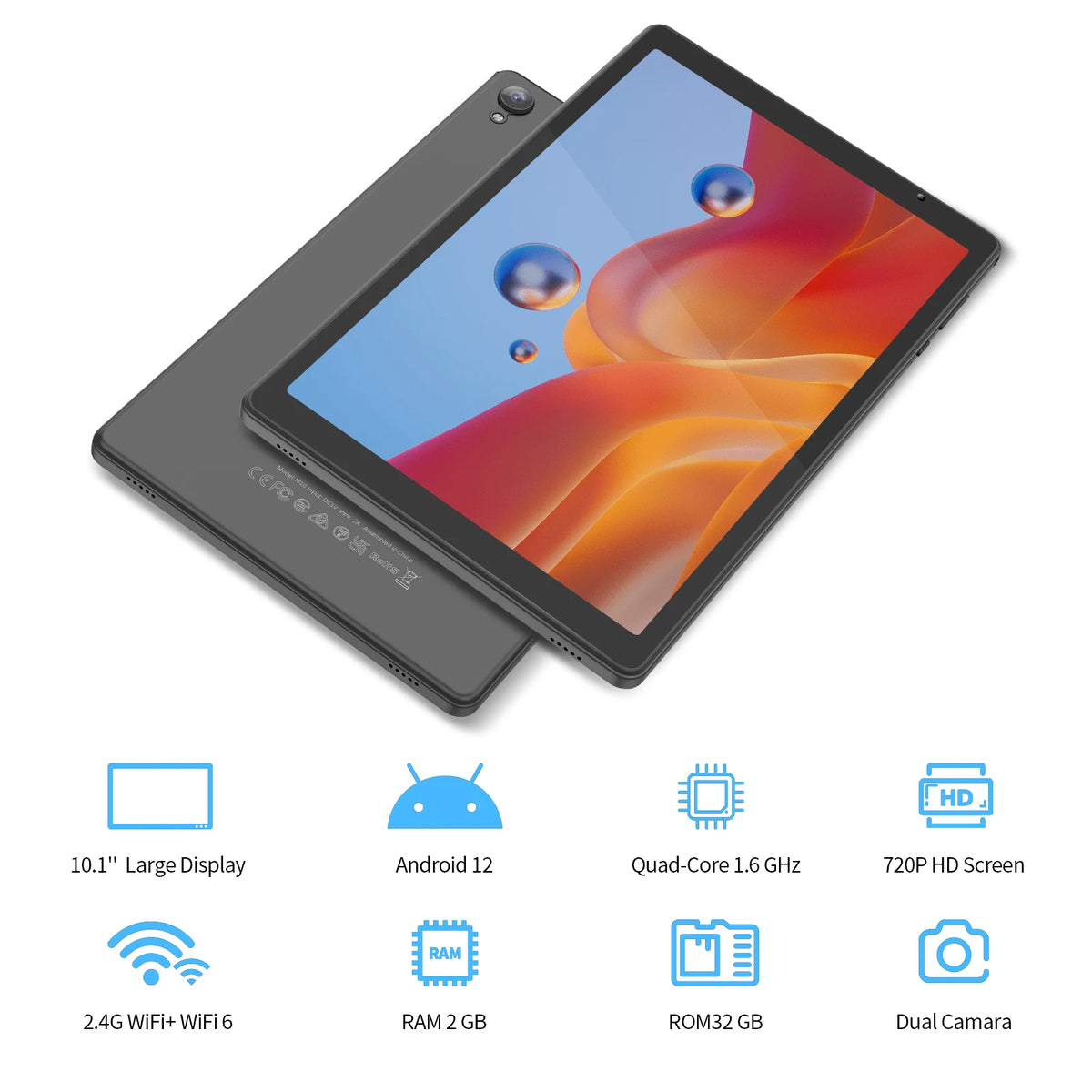 Pritom 10 Inch Android Tablet Pc With Quad Core