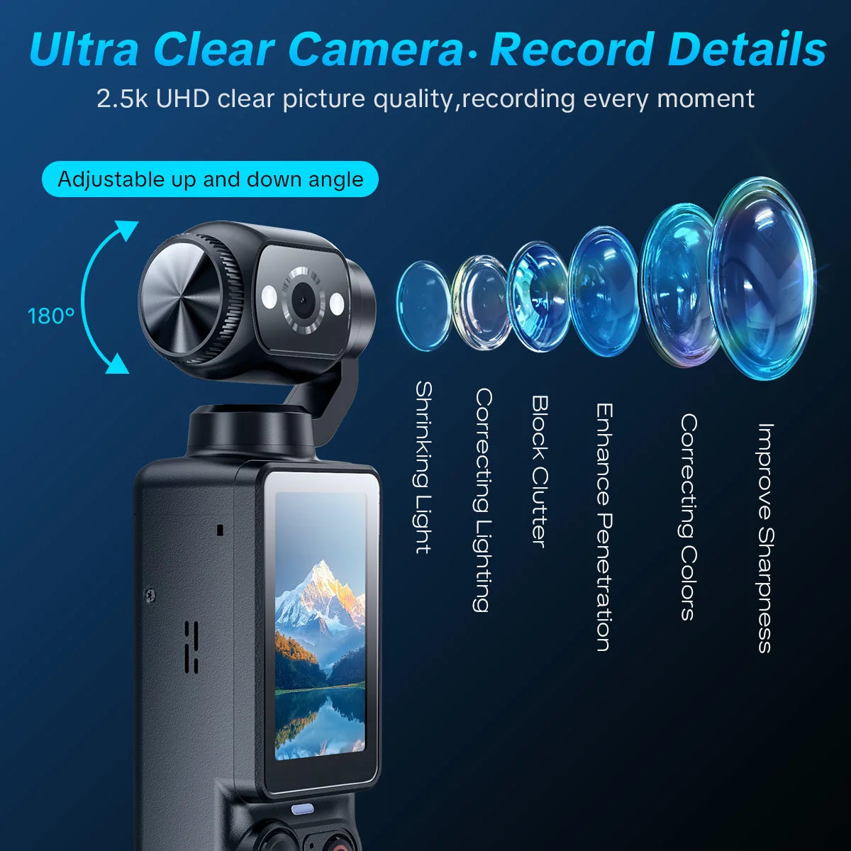 W&O Portable Handheld Digital Camera 16x Zoom Flash Night Shooting