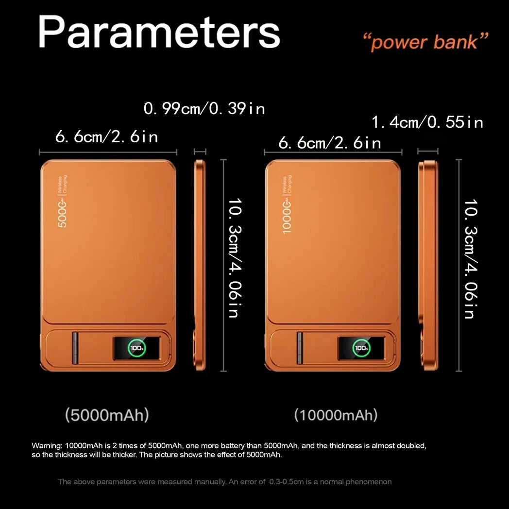 MagSafe 10000mAh Wireless Power Bank With Digital Display