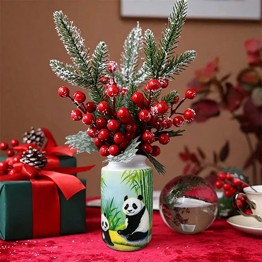 CONUSEA 162 Piece Panda Bamboo 3D Puzzle Vase For Home Decor Gift