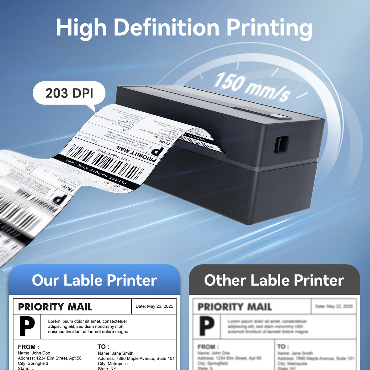 TakeYou Portable Thermal Label Printer No Ink