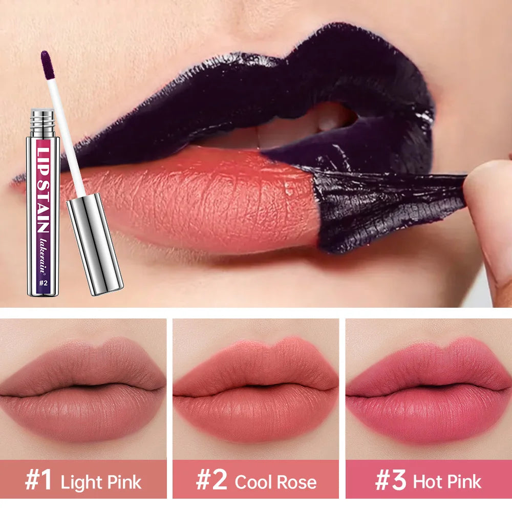 ibcccndc Peel Off Lip Stain Long Wear Non Transfer Makeup