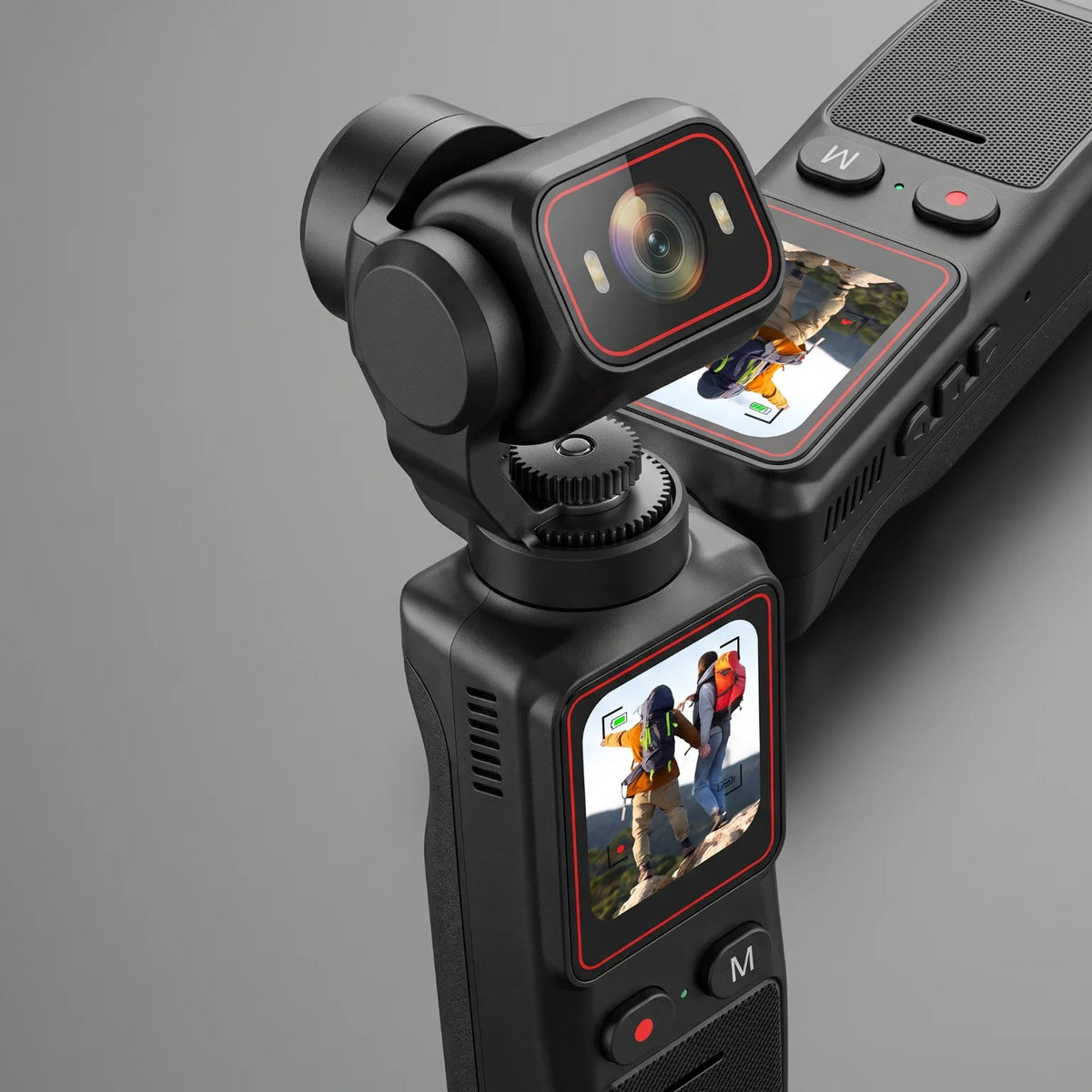 Portable Gimbal Camera With Three Axis Stabilization For Vlogging