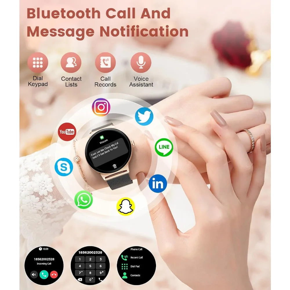 H96 Women's Smart Watch With AMOLED Display And Fitness Tracking