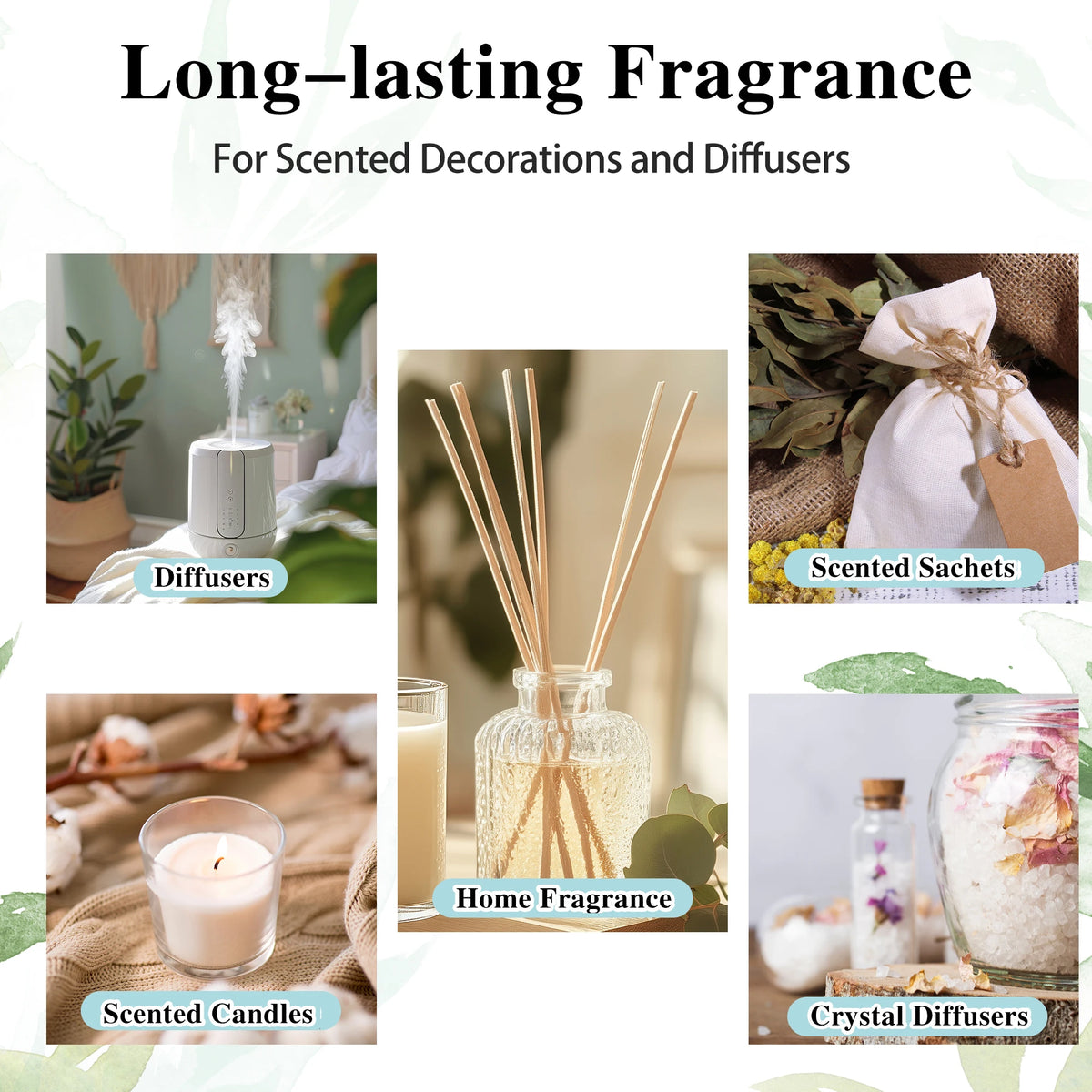 MAYJAM Pure Natural Essential Oil For Diffuser, Humidifier And Candle Making