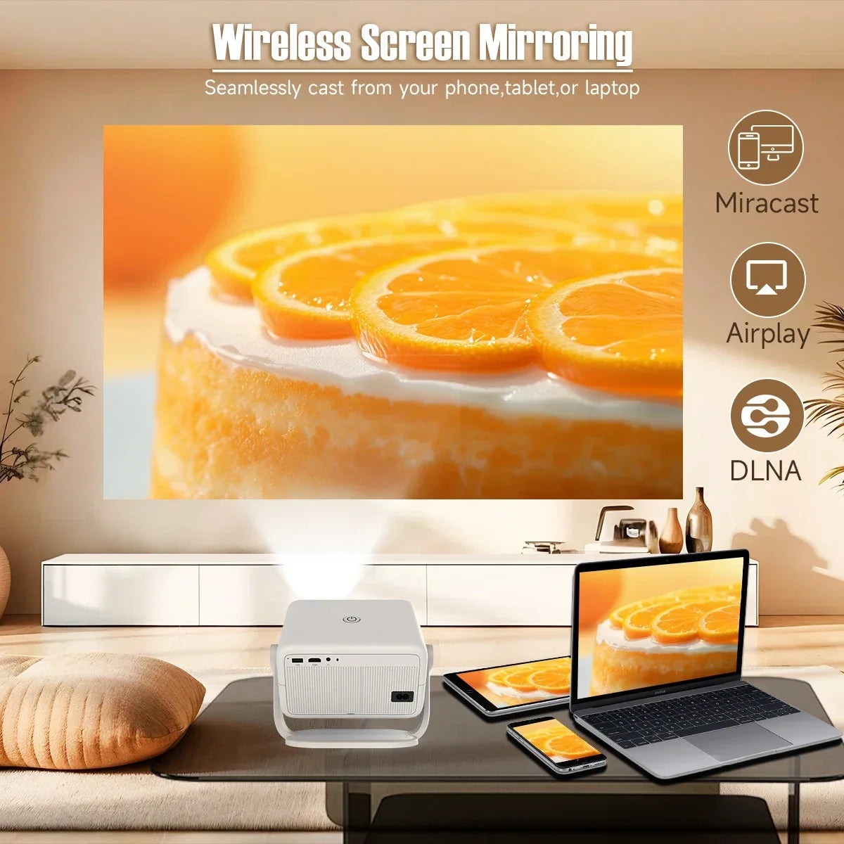 Magcubic 650ANSI Native 1080P Android Projector