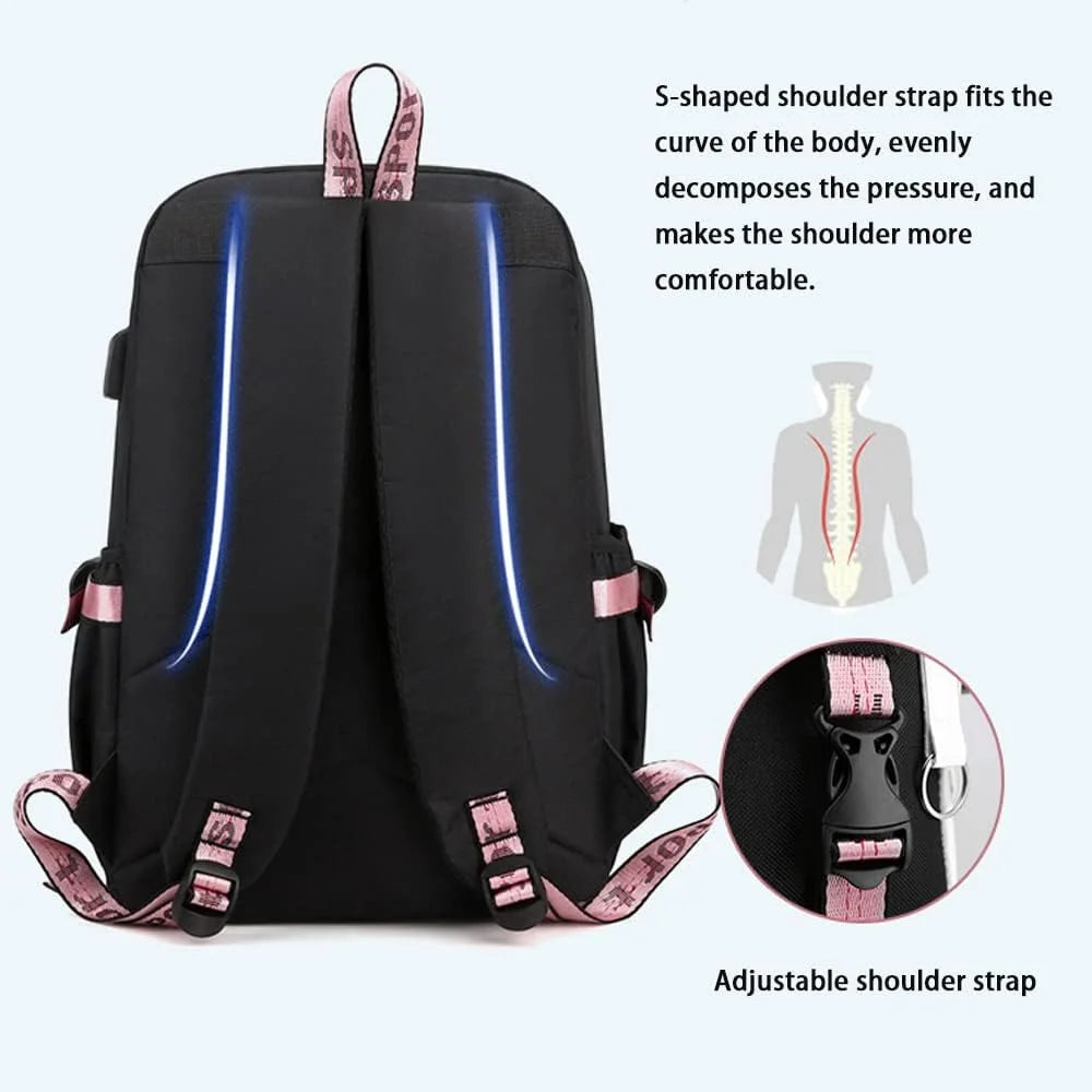 2026 Mesuca Y2K Kawaii School Bag Backpack Cute Cartoon Girls Shoulder Bag Canvas Bag For Kids Birthday Gifts