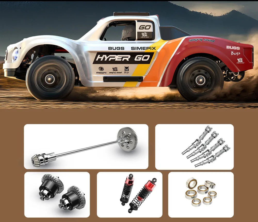 Jyscend Hyper G 1/14 75km/h Brushless 2.4Ggyroscope Off-Road Rcc Car