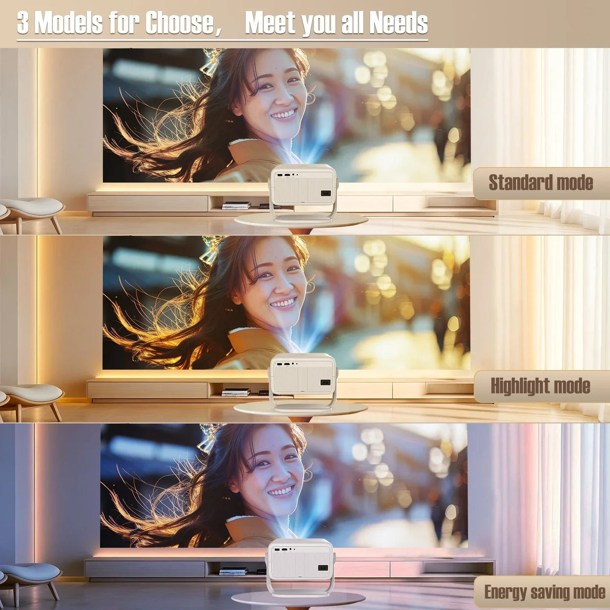 Magcubic 650ANSI Native 1080P Android Projector