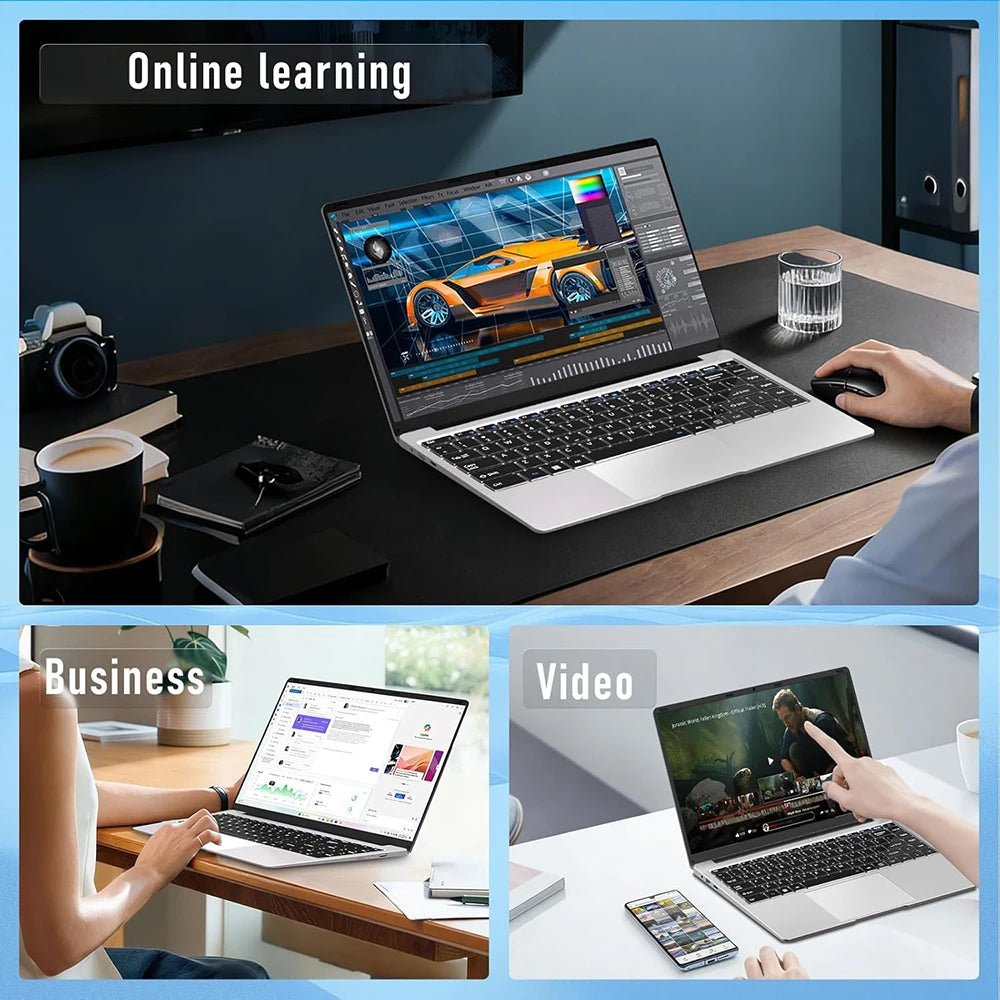 Xia Man Windows 11 Laptop Computer With 12GB Ram Storage