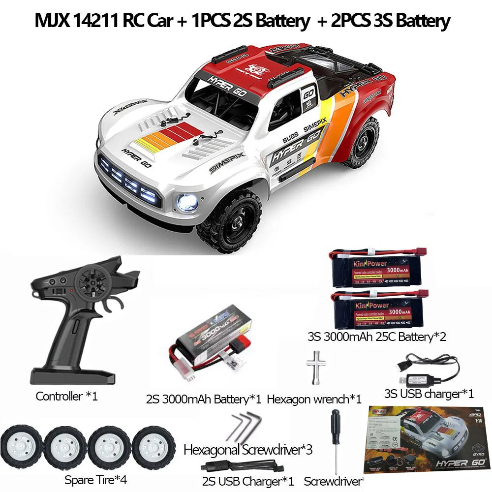 Jyscend Hyper G 1/14 75km/h Brushless 2.4Ggyroscope Off-Road Rcc Car