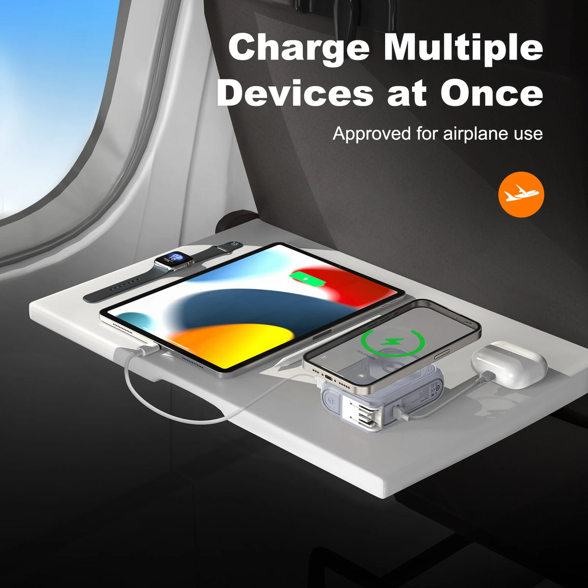 Prunus 10000mAh Wireless Power Bank With Fast Charging