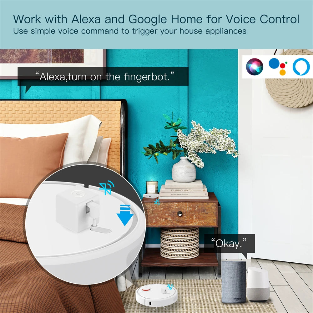 Moes Tuya Smart Bluetooth Fingerbot Switch Pusher Remote Control