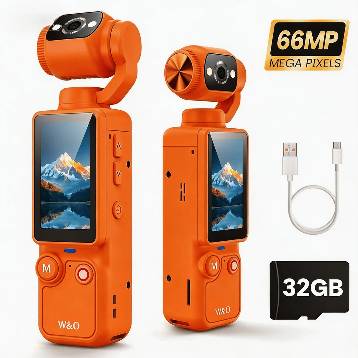 W&O Portable Handheld Digital Camera 16x Zoom Flash Night Shooting