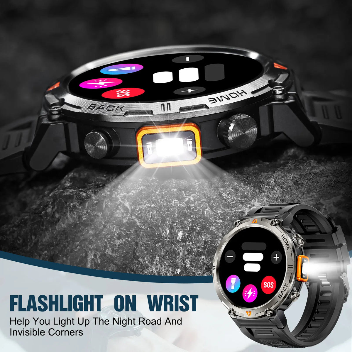 Eigiis Ke3 Smartwatch For Men Full Touch Health Monitor