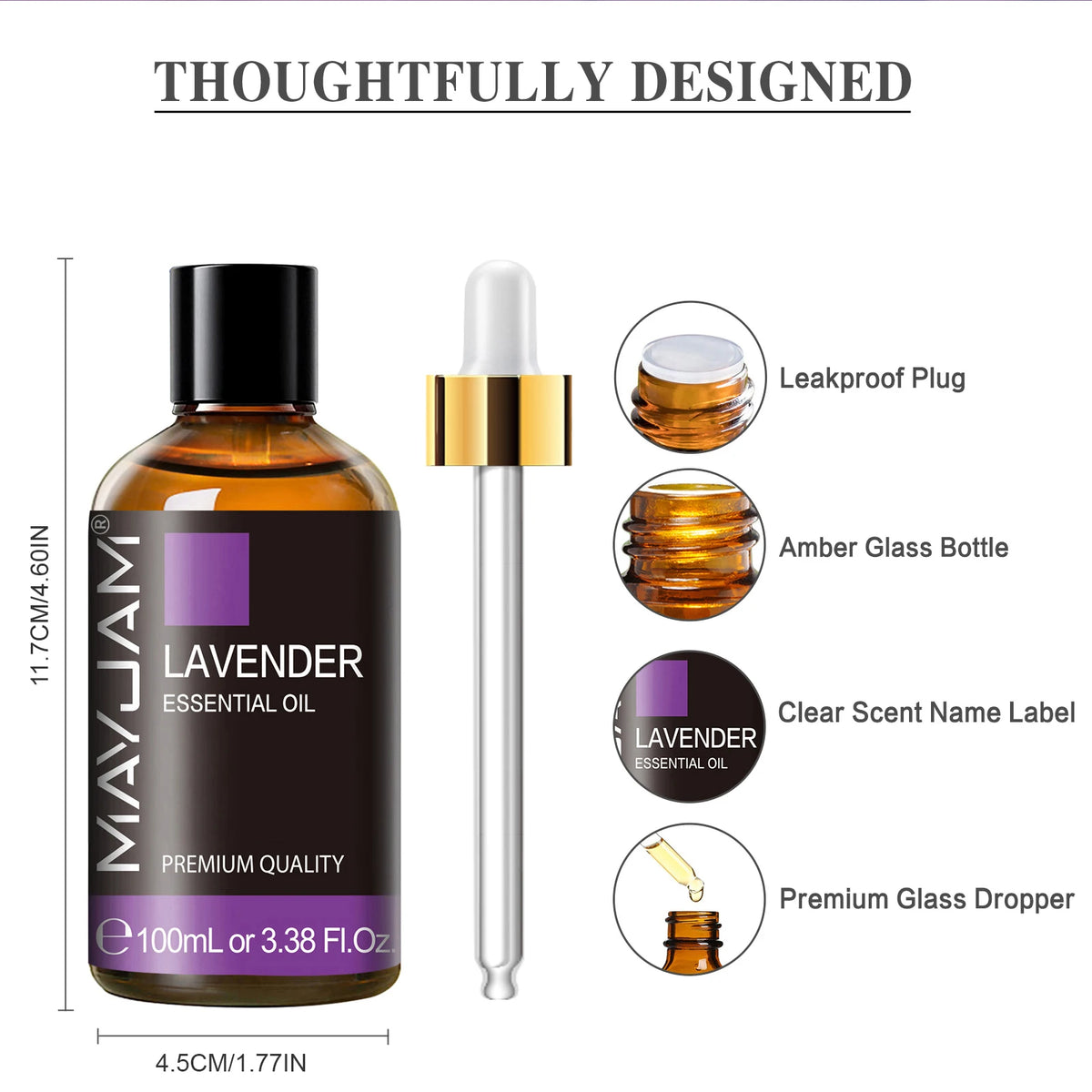 MAYJAM Pure Natural Essential Oil For Diffuser, Humidifier And Candle Making