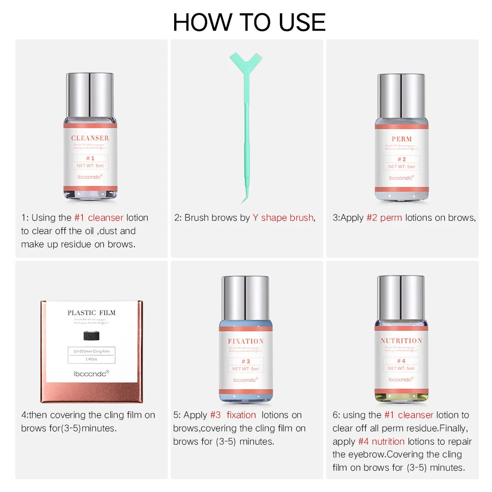 ibcccndc Eyelash And Eyebrow Lift Lamination Kit For Home Use
