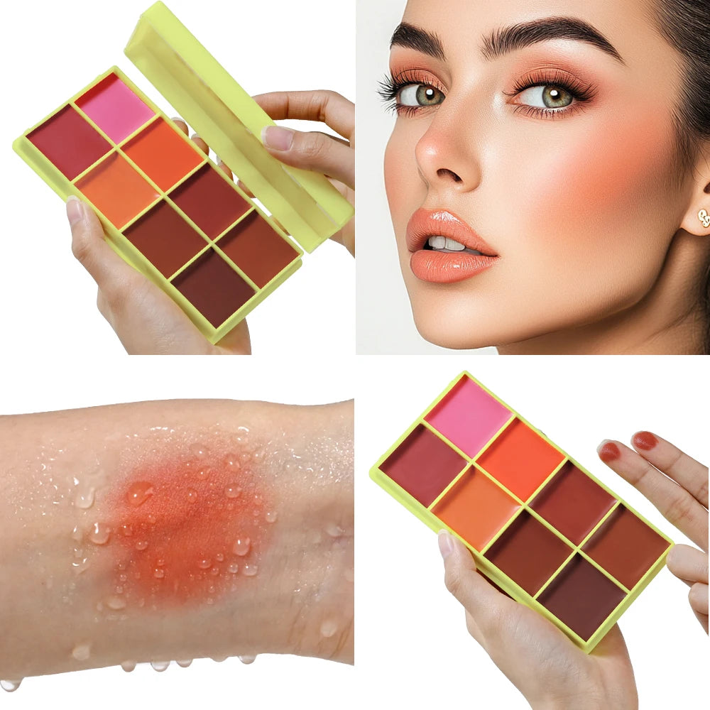 ibcccndc Cream Blush Palette With Blendable Natural Glow Finish