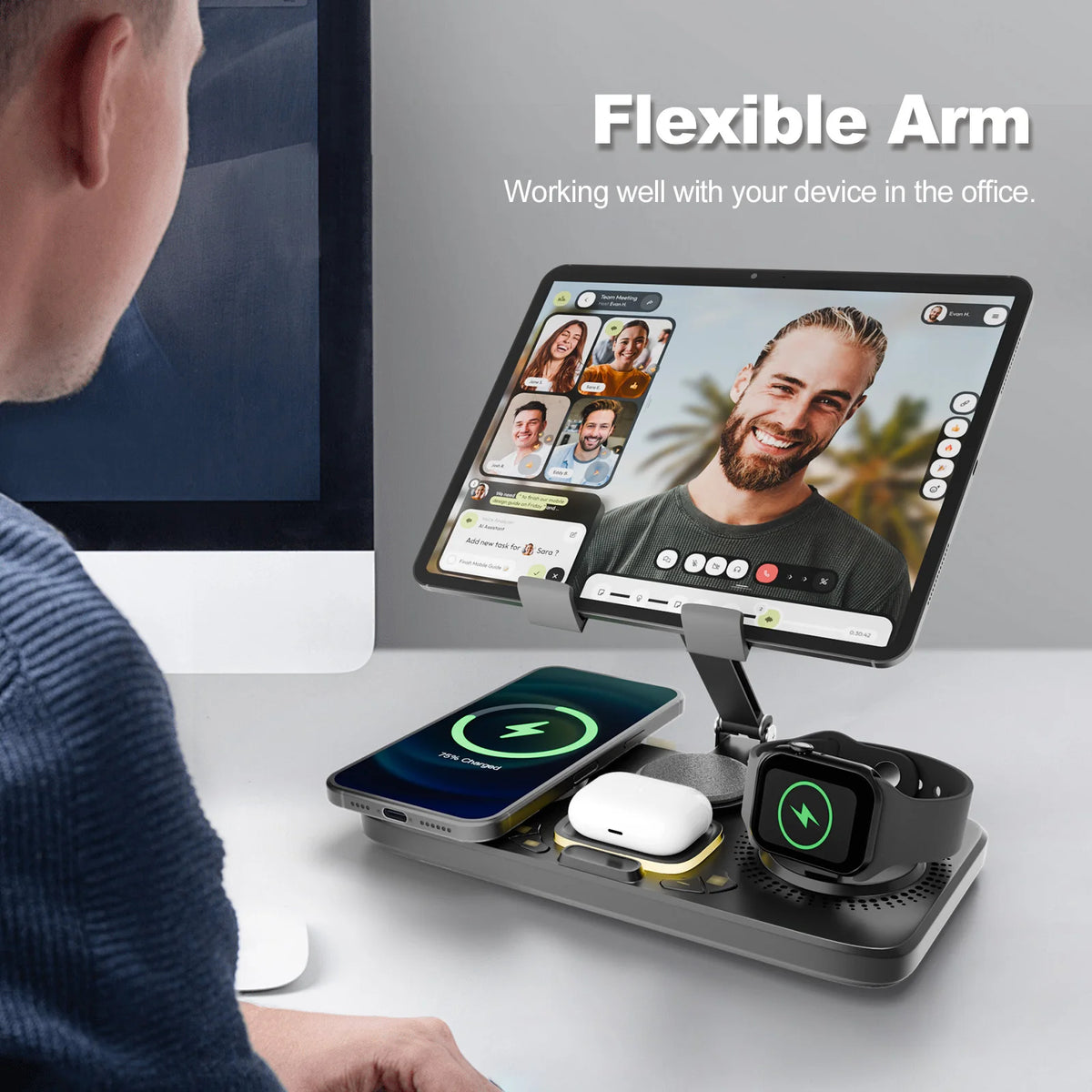 7 In 1 Wireless Charger Station For Apple Devices
