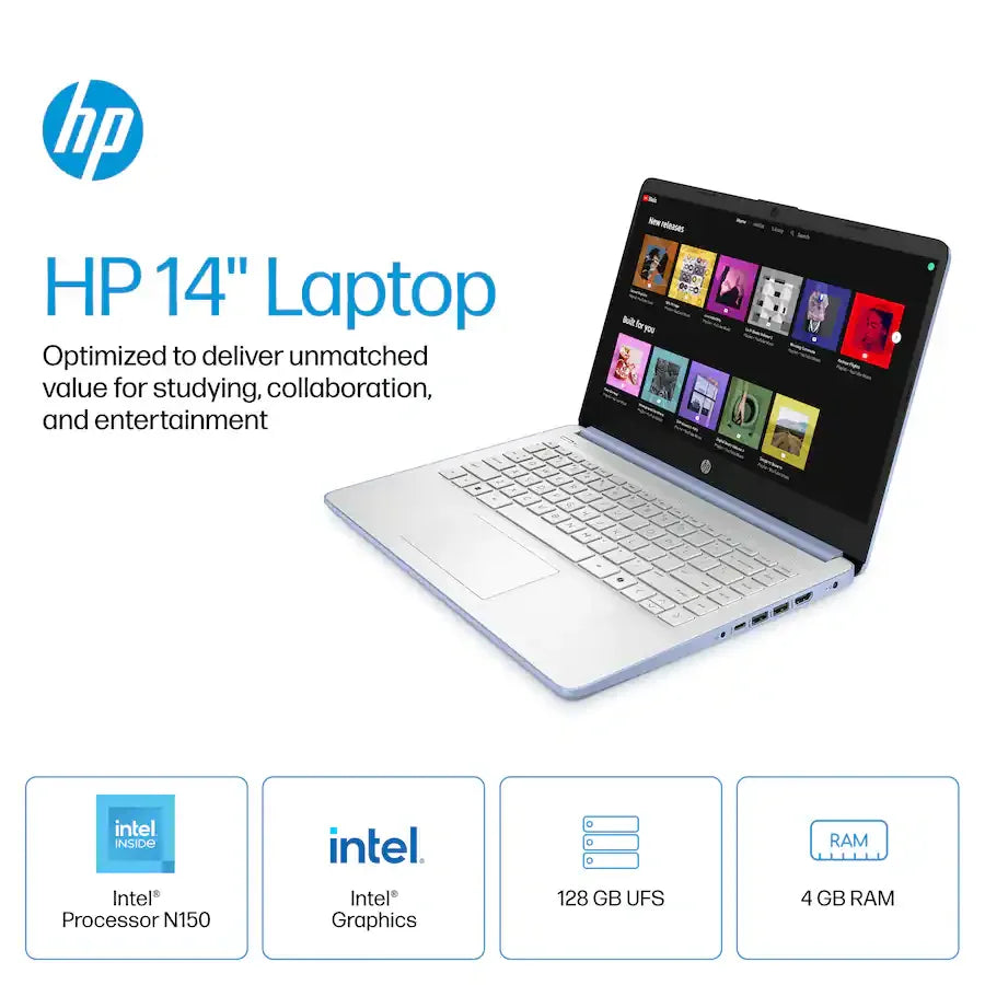 HP Laptop Featuring Intel N100 Processor With 16GB Ram