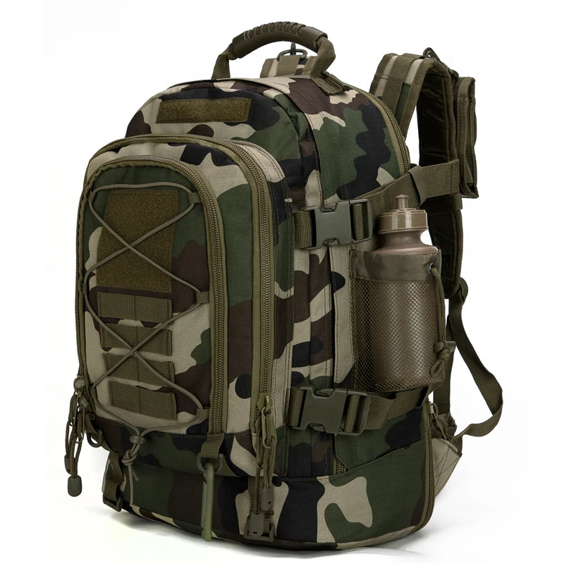 LQARMY Large Capacity 60L Tactical Military Backpack For Outdoor