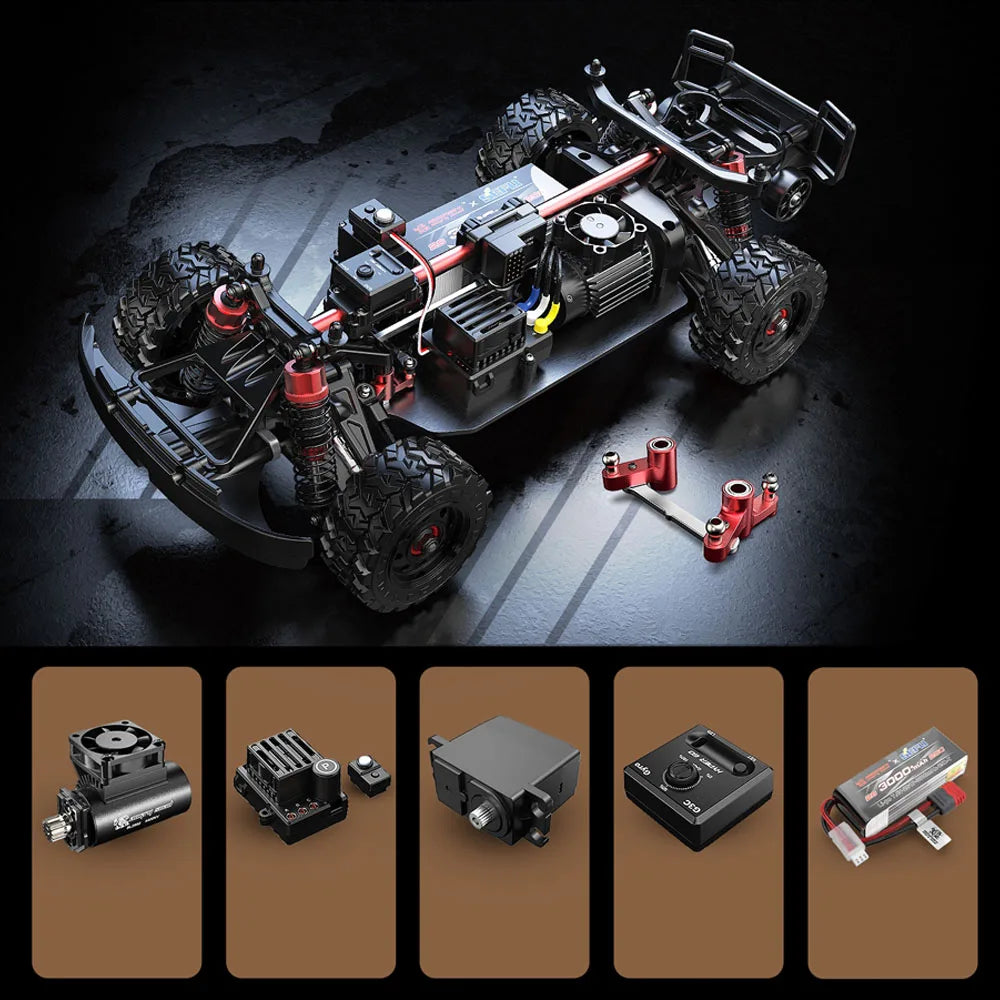 Jyscend Hyper G 1/14 75km/h Brushless 2.4Ggyroscope Off-Road Rcc Car