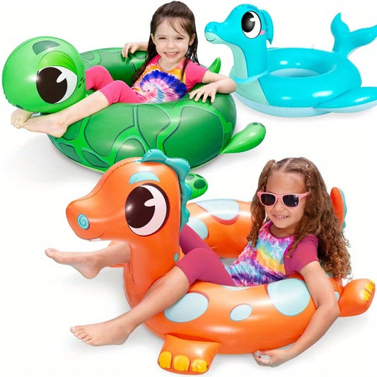 Joyfy 3 Pack Inflatable Dinosaur Floats For Kids