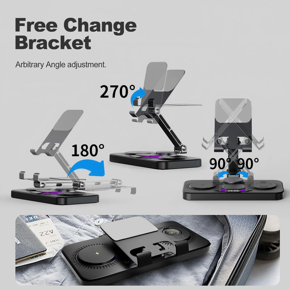 7 In 1 Wireless Charger Station For Apple Devices